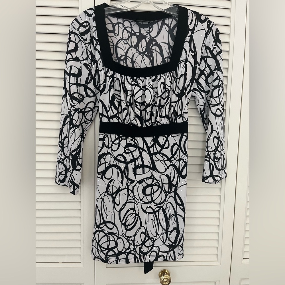 Brittany Black Sparked top